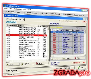ZGRADApro — stanari i pričuva
