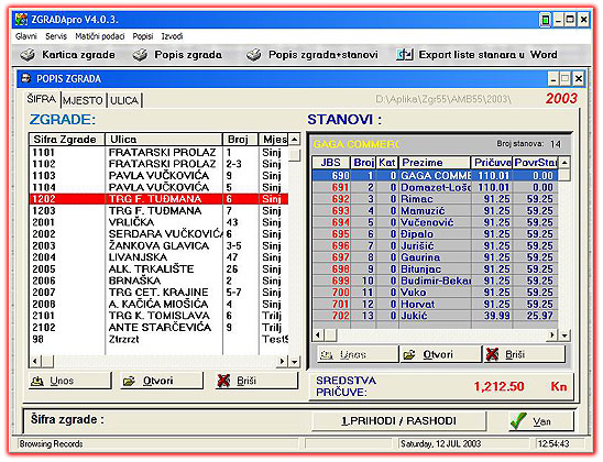 ZGRADApro — kreiranje uplatnica